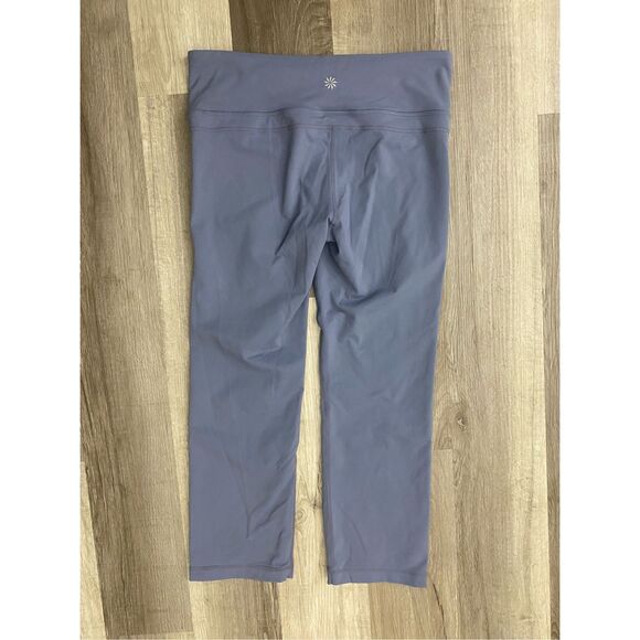 Athleta Straight Up Caggry Capri (Slate Gray/Blue) Size Large, MSRP $69 - Picture 5 of 11